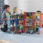 Centru de activitati multifunctional Eroii zilelor noastre - Set de joaca copii  Everyday Heroes KidKraft
